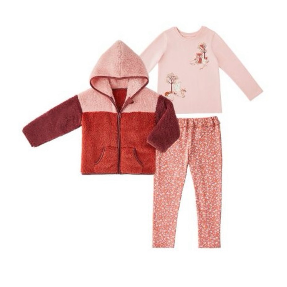 Member’s Mark 3 Piece Girls Cozy Jacket Set